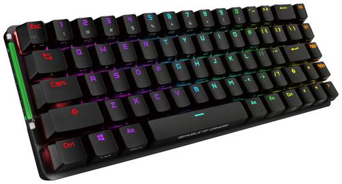 Image of Asus ROG Falchion Funk, USB Gaming-Maus Deutsch, QWERTZ Schwarz Beleuchtet