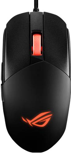 Image of Asus ROG STRIX IMPACT III Gaming-Maus USB Optisch Schwarz 6 Tasten 12000 dpi Beleuchtet, Ergonomisch