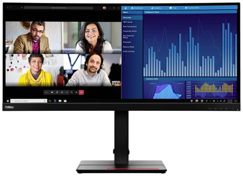 Image of Lenovo ThinkVision P34w-20 LED-Monitor EEK F (A - G) 86.4cm (34 Zoll) 3440 x 1440 Pixel 21:9 6 ms US