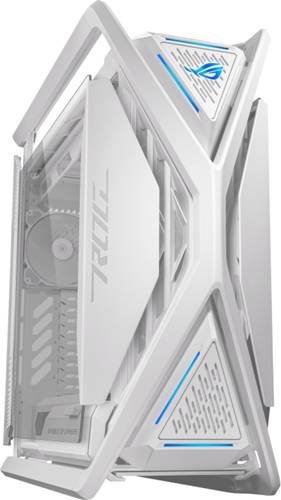 Image of Asus GR701 ROG Hyperion White Midi-Tower Gaming-Gehäuse Weiß 4 vorinstallierte Lüfter, Integriert