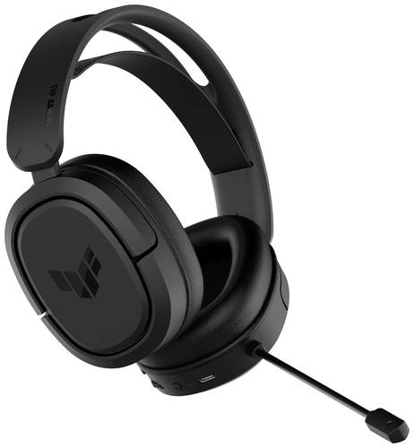 Image of Asus TUF Gaming H1 Wireless Gaming Over Ear Headset Funk 7.1 Surround Schwarz Mikrofon-Rauschunterdr