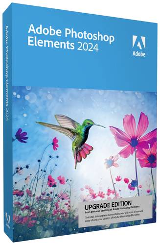 Image of Adobe Photoshop Elements 2024 Upgrade, 1 Lizenz Windows, Mac Bildbearbeitung