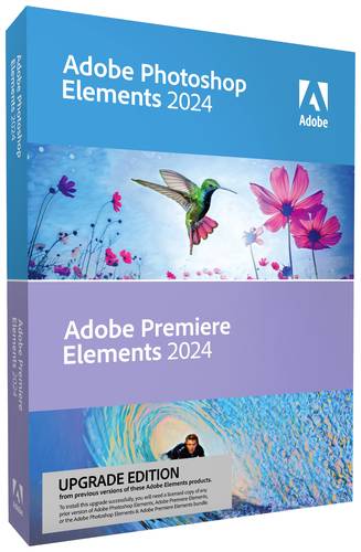 Image of Adobe Photoshop Elements 2024 & Premiere Elements 2024 Upgrade, 1 Lizenz Windows, Mac Bildbearbeitun