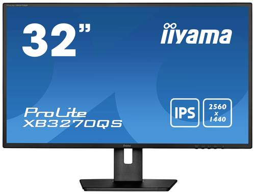 Image of Iiyama ProLite XB3270QS-B5 Business LCD-Monitor EEK F (A - G) 80cm (31.5 Zoll) 2560 x 1440 Pixel 16: