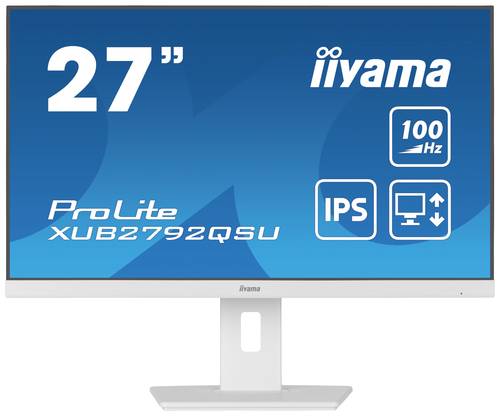 Image of Iiyama ProLite XUB2792QSU-W6 LCD-Monitor EEK F (A - G) 68.6cm (27 Zoll) 2560 x 1440 Pixel 16:9 0.4 m