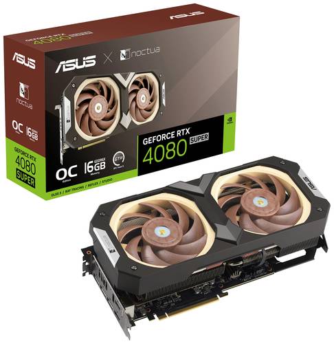 Image of Asus Grafikkarte Nvidia GeForce RTX 4080 Super Noctua OC 16GB GDDR6X-RAM PCIe x16 HDMI®, DisplayPor