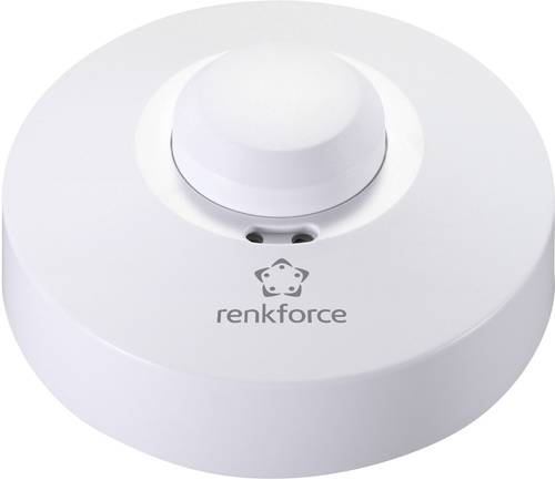 Image of Renkforce 1362921 Decke, Aufbau HF-Bewegungsmelder 360° Relais Weiß IP20