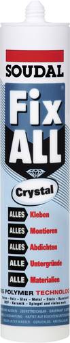 Image of Soudal FIX ALL CRYSTAL Dichtklebstoff Herstellerfarbe Glasklar 83111104 290ml
