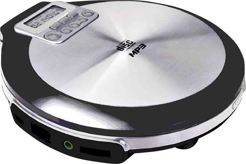 Image of SoundMaster CD9220 Tragbarer CD-Player CD, CD-R, CD-RW, MP3 Akku-Ladefunktion Schwarz, Grau