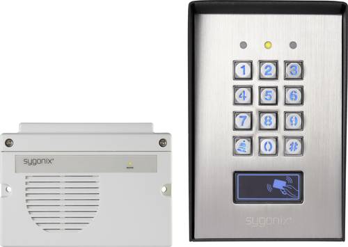 Image of Sygonix 1582020 Codeschloss Aufputz IP66 mit beleuchteter Tastatur, mit separater Auswerteeinheit