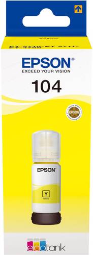 Image of Epson C13T00P440 EcoTank 104 Nachfülltinte Gelb 65ml