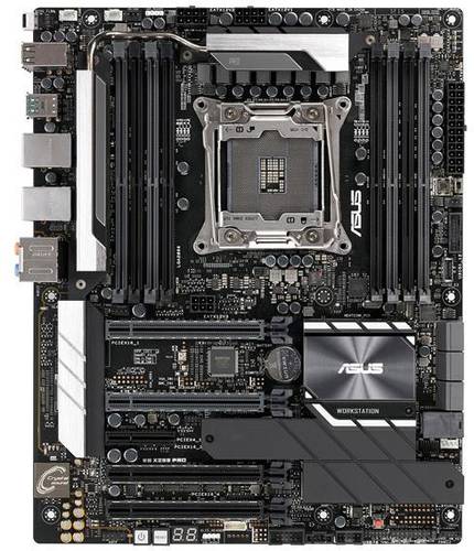 Image of Asus WS X299 PRO LGA2066 8xDIMM ATX Mainboard Sockel (PC) Intel® 2066 Formfaktor (Details) ATX Main