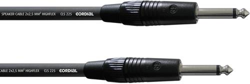 Image of Cordial CPL 20 PP 25 Instrumenten Kabel [1x Klinkenstecker 6.35mm - 1x Klinkenstecker 6.35 mm] 20.00