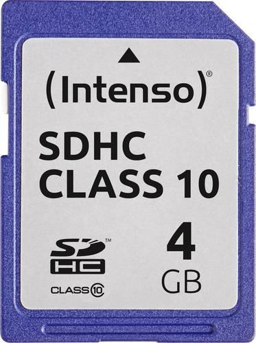 Image of Intenso 3411450 SDHC-Karte 4GB Class 10