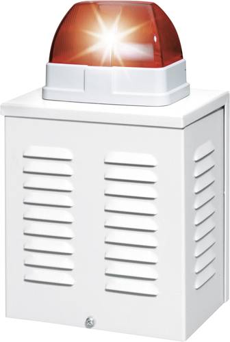 Image of ABUS SG1650 Alarm-Sirene mit Blitzleuchte 110 dB Rot Innenbereich, Außenbereich 12 V/DC