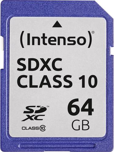 Image of Intenso 3411490 SDXC-Karte 64GB Class 10