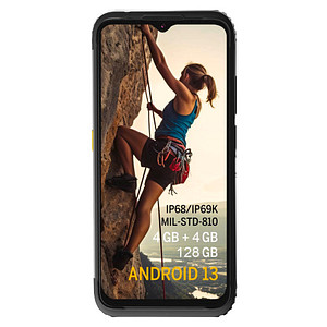 Image of AGM by beafon H6L Outdoor-Smartphone schwarz 128 GB