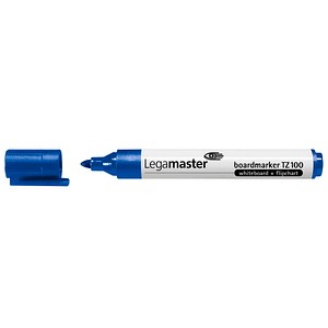 Image of Legamaster TZ 100 Whiteboard- und Flipchart-Marker blau 1,5 - 3,0 mm, 10 St.