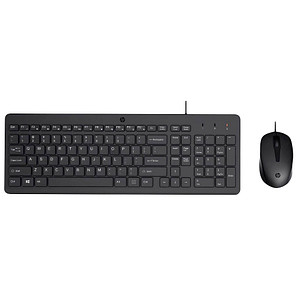 Image of HP 150 Tastatur-Maus-Set kabelgebunden schwarz