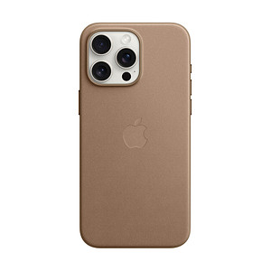 Image of Apple Feingewebe Case mit MagSafe Handy-Cover für Apple iPhone 15 Pro Max taupe