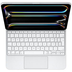 Image of Apple Magic Keyboard for iPad Pro 11?inch (M4) - German - White - Tastatur & Folio-Set - Deutsch - Weiss