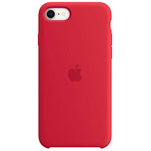 Image of Apple Silikon Case Handy-Cover für Apple iPhone 7, iPhone 8, iPhone SE 2. Gen (2020), iPhone SE 3. Gen (2022) rot