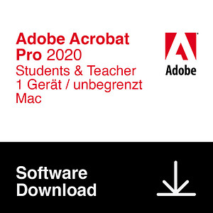 Image of Adobe Acrobat Pro 2020 Mac Student & Teacher Software Vollversion (Download-Link)