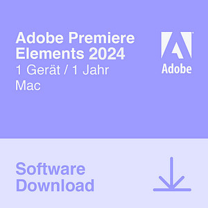 Image of Adobe Premiere Elements 2024 Mac Software Vollversion (Download-Link)