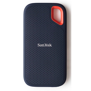 Image of SanDisk Extreme Portable SSD V2 500 GB externe SSD-Festplatte schwarz, orange