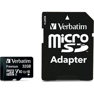 Image of Verbatim Speicherkarte microSDHC-Card Premium 32 GB