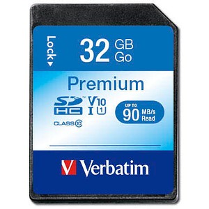 Image of Verbatim Speicherkarte SDHC-Card Premium 32 GB