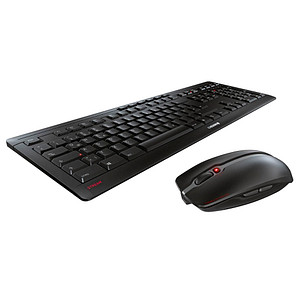 Image of CHERRY STREAM DESKTOP RECHARGE Tastatur-Maus-Set kabellos schwarz