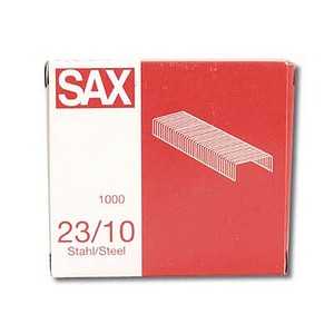 Image of 1.000 sax design Heftklammern 23/10