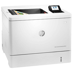 Image of HP Color LaserJet Enterprise M554dn Farb-Laserdrucker weiß