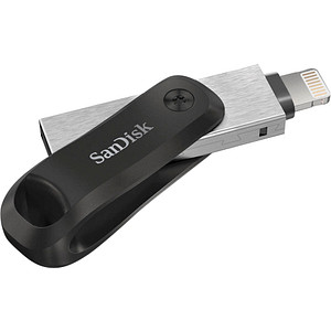 Image of SanDisk USB-Stick iXpand Go schwarz, silber 256 GB