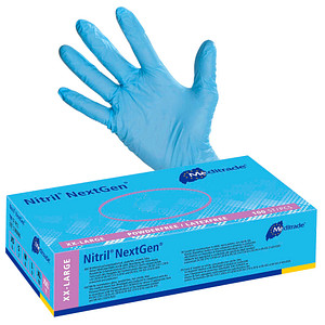 Image of Meditrade® unisex Einmalhandschuhe Nitril® NextGen® blau Größe 2XL 100 St.