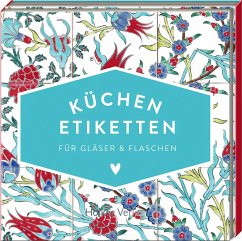 Image of Küchen-Etiketten für Gläser & Flaschen (Türkis, Hölker Küchenpapeterie)