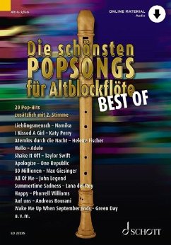Image of Die schönsten Popsongs für Alt-Blockflöte BEST OF