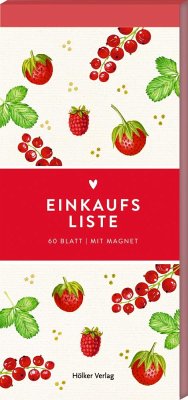 Image of Einkaufsliste (Rote Beeren, Küchenpapeterie)