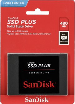 Image of SanDisk SSD Plus 480GB Read 535 MB/s SDSSDA-480G-G26
