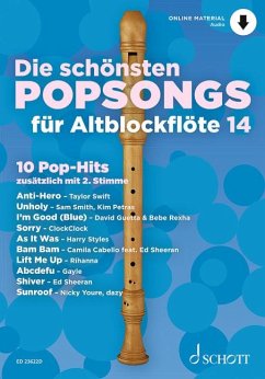 Image of Die schönsten Popsongs für Alt-Blockflöte