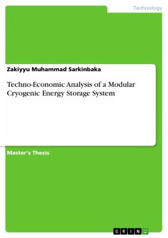 Image of Techno-Economic Analysis of a Modular Cryogenic Energy Storage System (eBook, PDF)