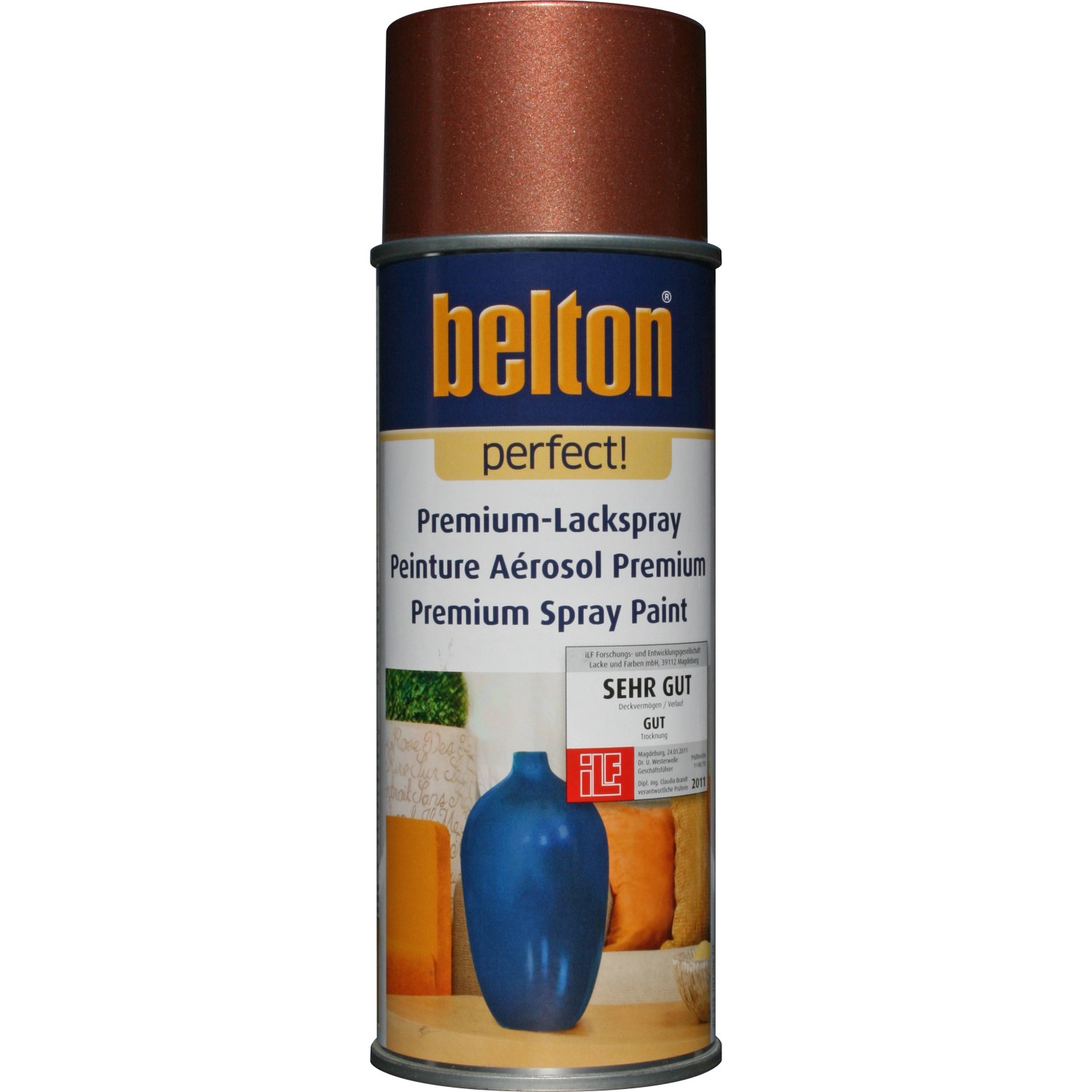 Image of Belton Perfect Premium-Lackspray Kupfer glänzend 400 ml