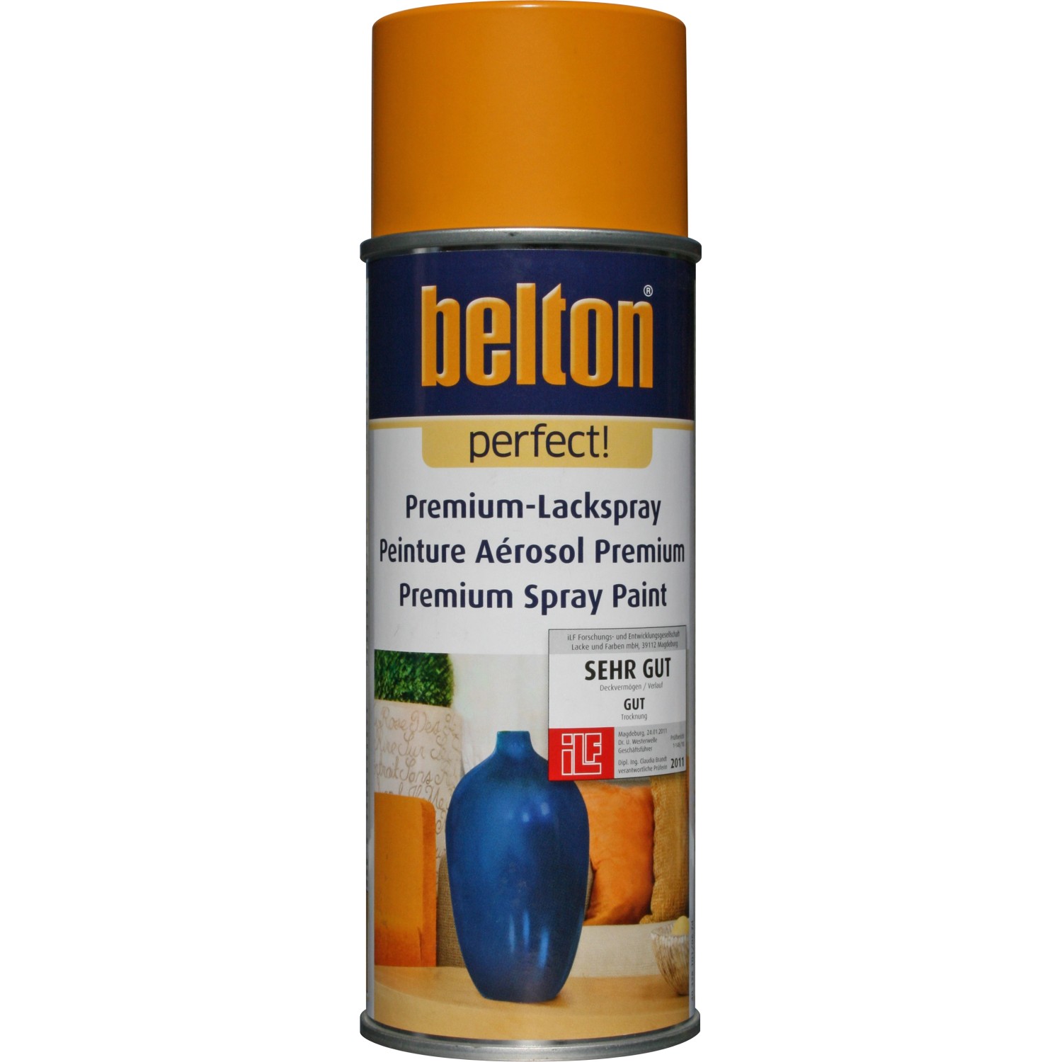 Image of Belton Perfect Premium-Lackspray Orange seidenmatt 400 ml