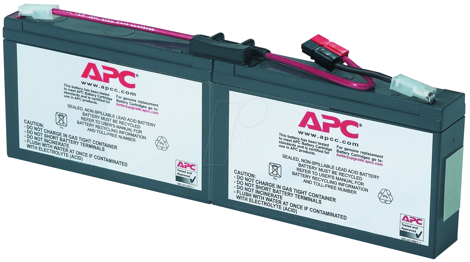 Image of APC Batterie USV-Anlagen-Akku ersetzt Original-Akku (Original) RBC18 Passend für Marke APC