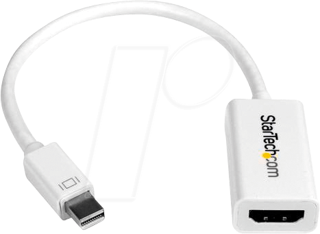 Image of ST MDP2HD4KSW - DisplayPort Adapter, Mini DP Stecker auf HDMI Buchse