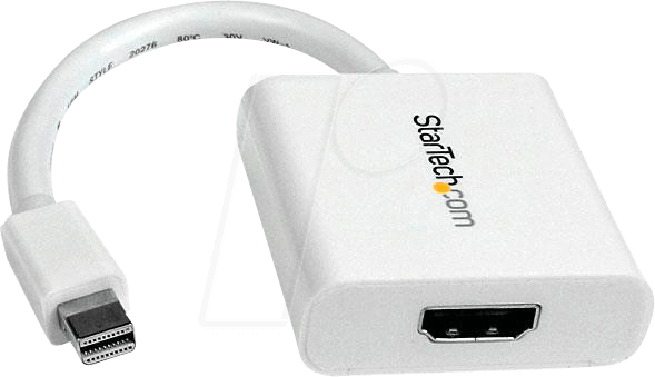 Image of ST MDP2HDW - DisplayPort Adapter, Mini DP Stecker auf HDMI Buchse