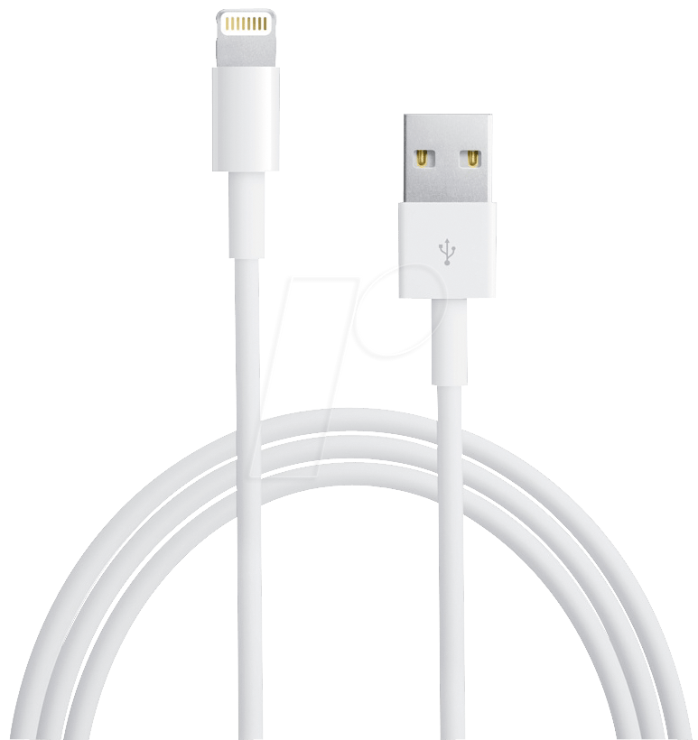 Image of APPLE MD818ZM/A - Sync- & Ladekabel, USB-A -> Lightning,1,0 m, weiß