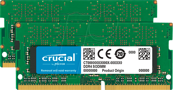 Image of 41CR0824-2017 - 8 GB SO DDR4 2400 CL17 Crucial 2er Kit