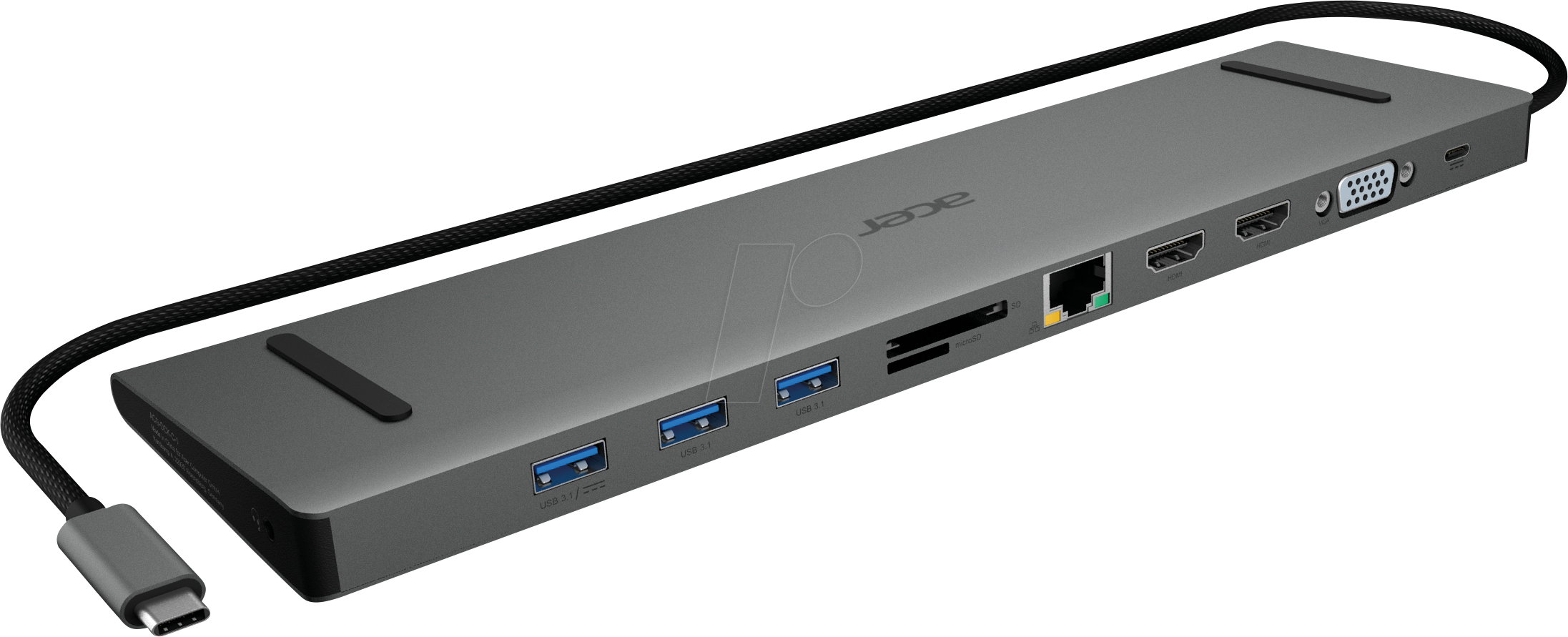 Image of ACER DCK11.001 - Dockingstation/Port Replicator, USB 3.0 Type-C, Laptop